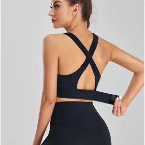 Brassière Sport Zippée Réglable