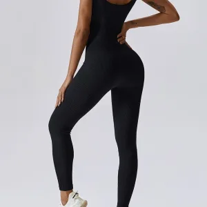 Combinaison Fitness Sans Manche