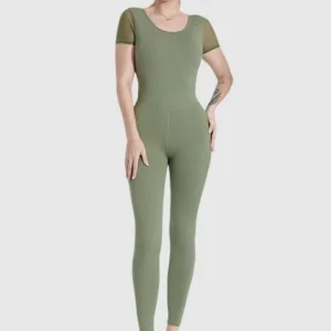 Combinaison Sport Manches Courtes Dos Ouvert