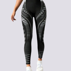 Legging Sport Push Up Imprimé Sans Couture