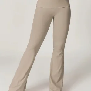 Legging Évasé Sans Couture Taille Haute