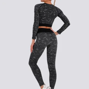 Ensemble Legging Et Crop Top Sport