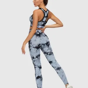 Ensemble Sport Imprimé Sans Couture