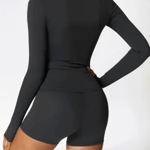 Ensemble Sport Short Et Tshirt Manches Longues Dynamodiva