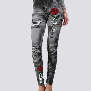 Jegging Effet Déchiré