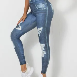 Jegging Effet Usé