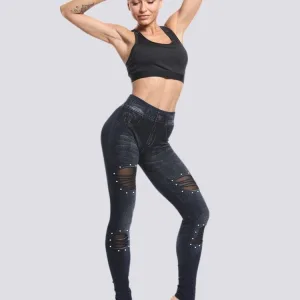 Jegging Troué