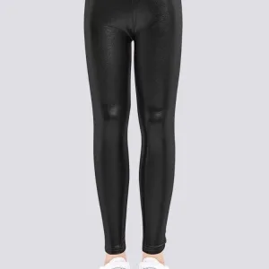 Legging Brillant Simili Cuir Fille