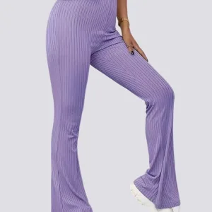 Legging Évasé Rayures