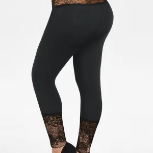 Legging Grande Taille Dentelle