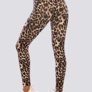 Legging Léopard Troué