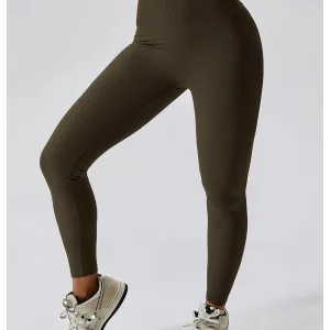 Legging Long Côtelé Push Up Sport