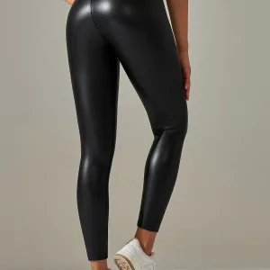 Legging Simili Cuir Sculptant