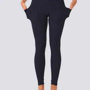 Legging Sport Anti Cellulite Push Up Poches