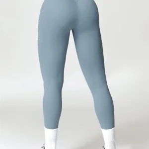 Legging Sport Ceinture Plissée Tendance 2024