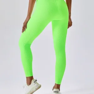 Legging Sport Côtelé Taille Croisée Melissa