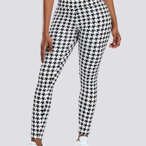 Legging Sport Pied De Poule Push Up