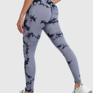 Legging Sport Teinté Push Up Sans Couture